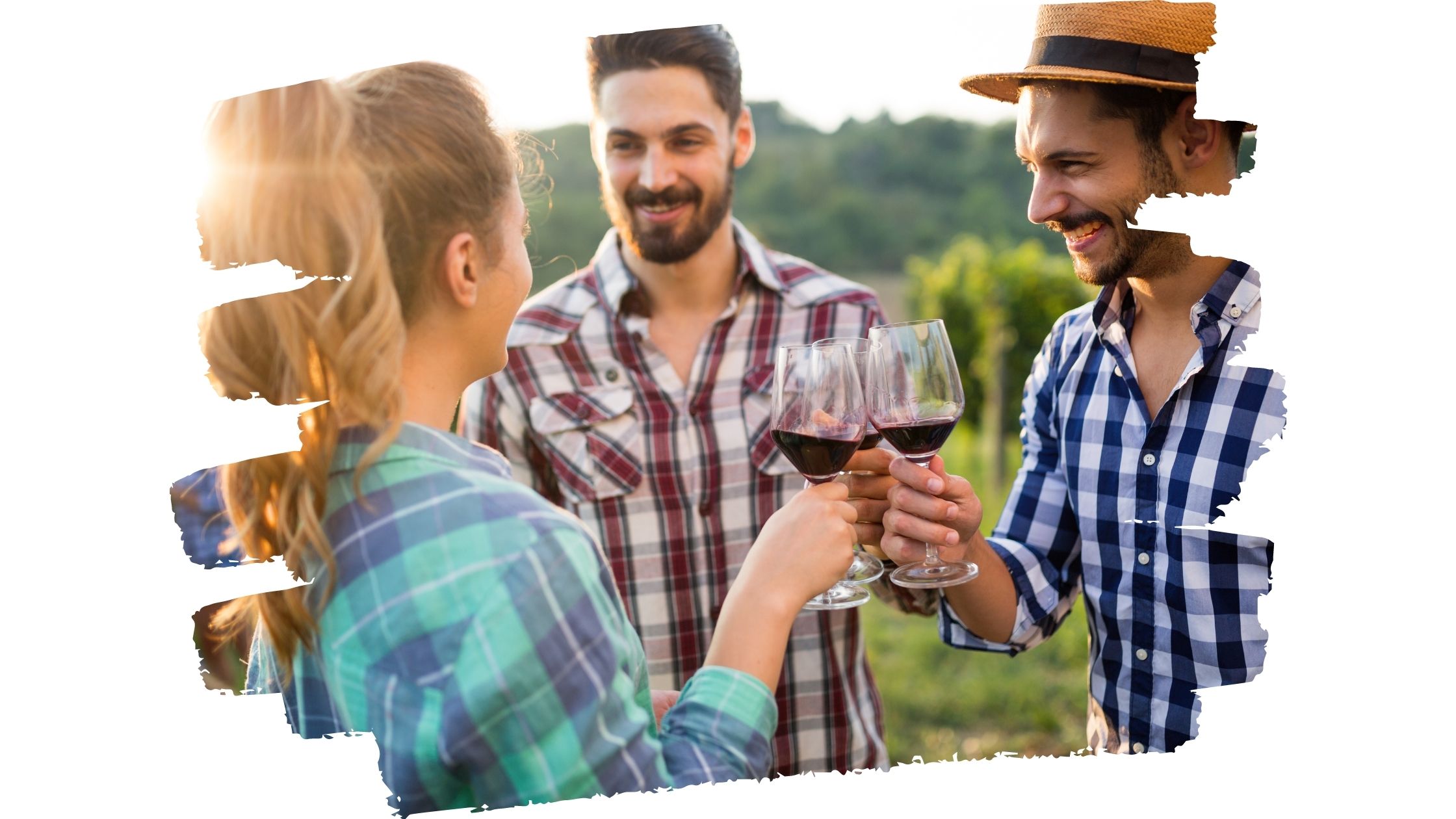 Three-people-smiling-toasting-and-drinking-red-wine